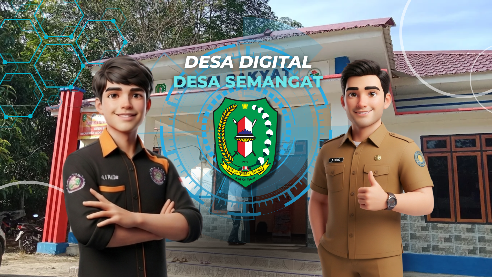 Peluncuran Website Resmi Desa Semangat Menuju Desa Digital